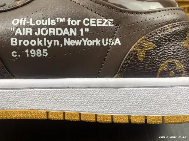 Reps LUCY OW 1 Jordan x Off-Louis AJ1 Air LOW 0508
